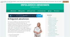 Desktop Screenshot of erfolgreichabnehmen.net